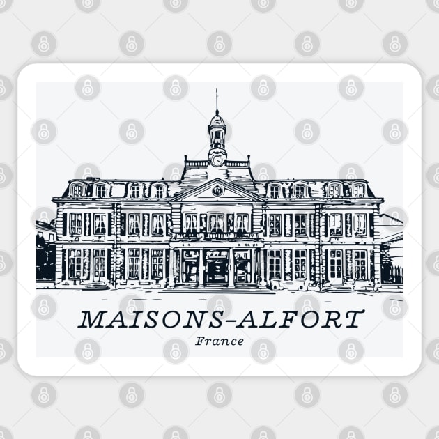 Maisons-Alfort - France Sticker by Lakeric